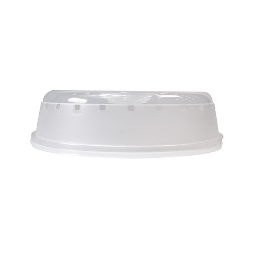 Tapa para microondas, marca Household Utilities, 100% plástico resistente al calor, 26 cm, color blanca