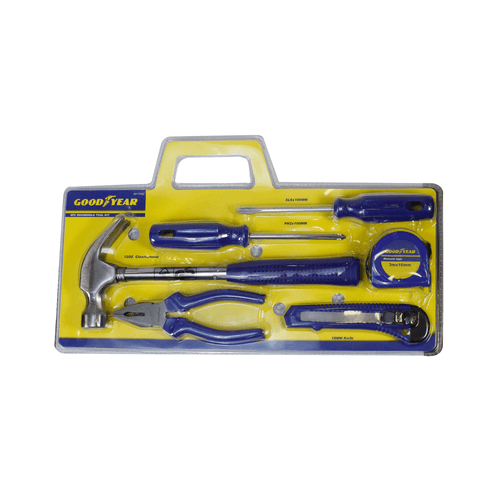 Goodyear set de herramientas 6 piezas en acero inoxcidable .