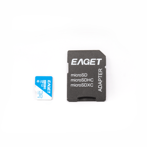 Memoria micro SD con adaptador marca EAGET, capacidad de 32 GB