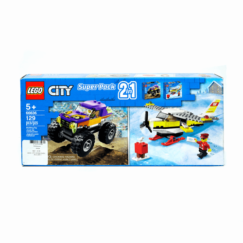 LEGO CITY SUPER PACK 129 PCS 2 EN 1