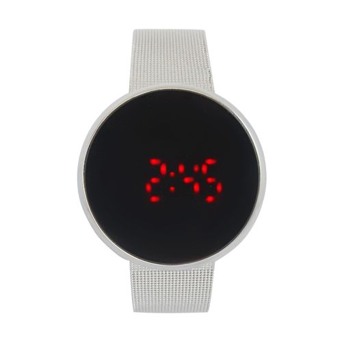 Reloj C&O, modelo unisex, con correa ajustable de malla, color plateada