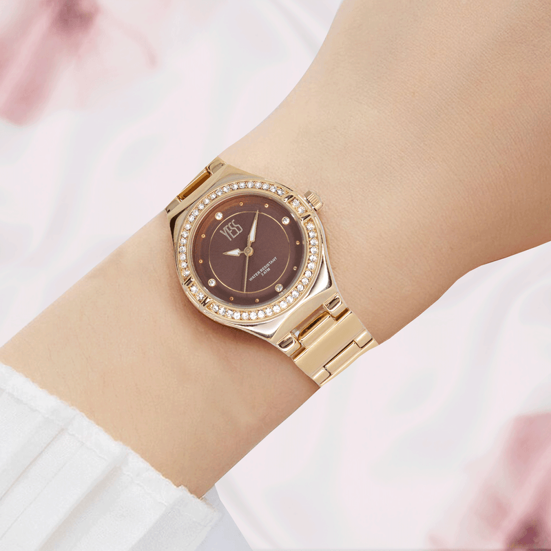 Reloj yess mujer discount dorado