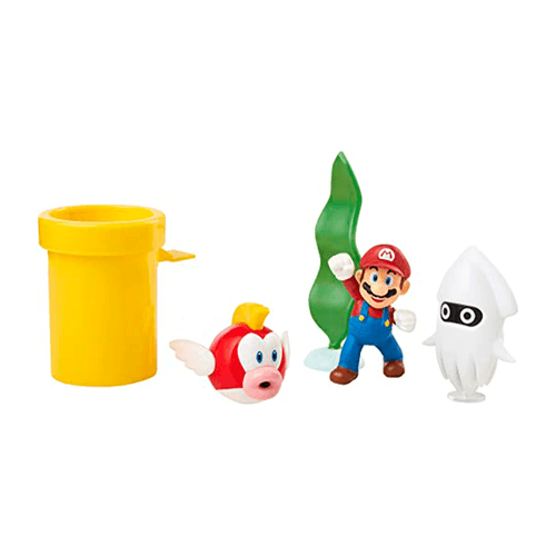 Super Mario JAKKS set de juego bajo el agua. Sumérgete y juega