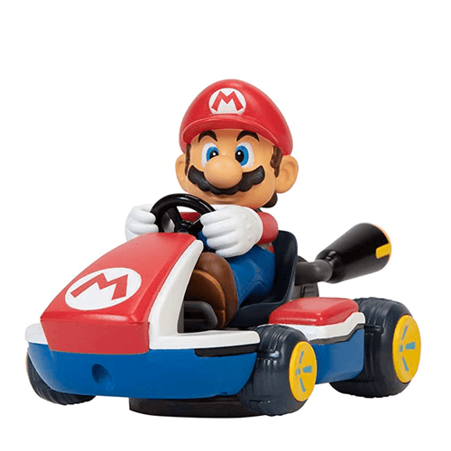 Vehículo Mario kart  marca Jakks Giros 360 de acrobacias