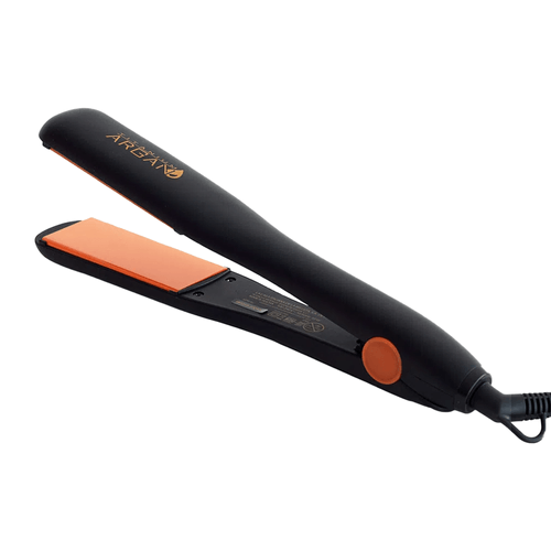 Plancha para el cabello Rucha, modelo Titanium Argan, 230°C, 110V, color negra