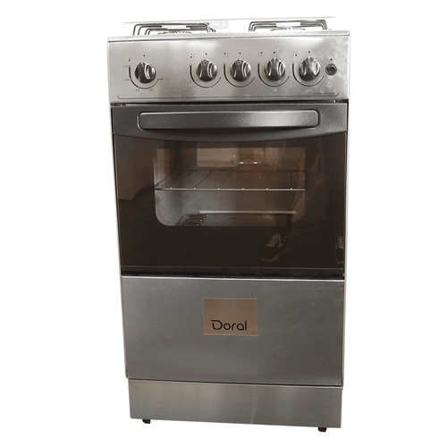 Cocina a gas 4 hornillas doral de acero inoxidable