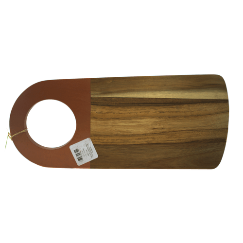 Tabla de cocina para picar, marca Ultimate, 100% madera de bambú, 49x19 cm, color marrón