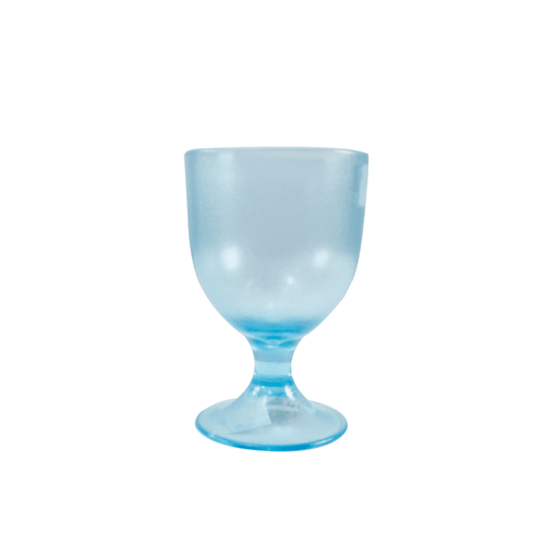 Copa para helado con paredes gruesas y resistentes de color azul cielo