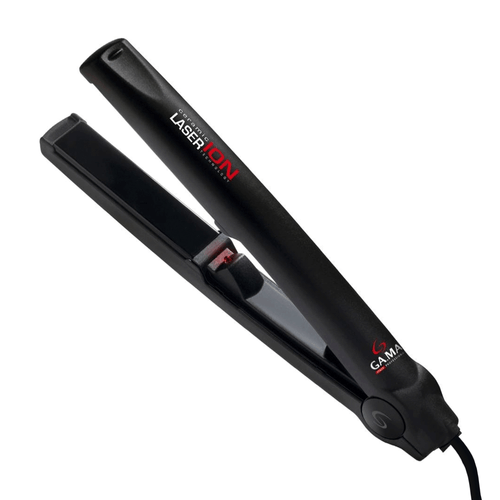 Plancha para el cabello Gama modelo Ceramic Laser Ion, 110V, 210º C, negra