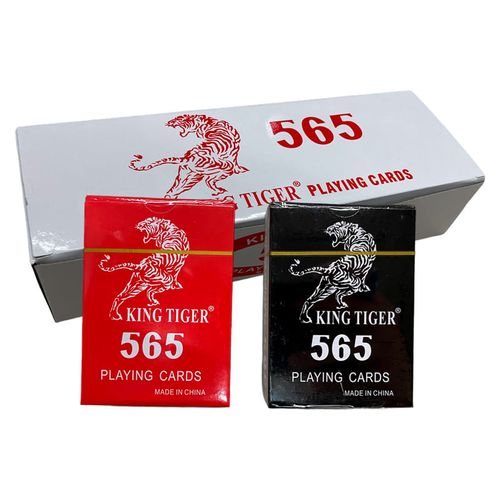 Barajas King Tiger No. 565, conjunto de 12 juegos de cartas