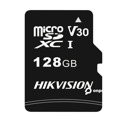 Tarjeta de memoria MicroSD Hikvision 128 GB, NAND Flash TCL, 500 ciclos, 92 MB/s