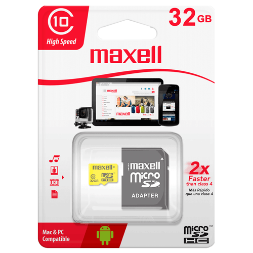 TARJETA DE MEMORIA MICRO-USB 32GB MAXELL