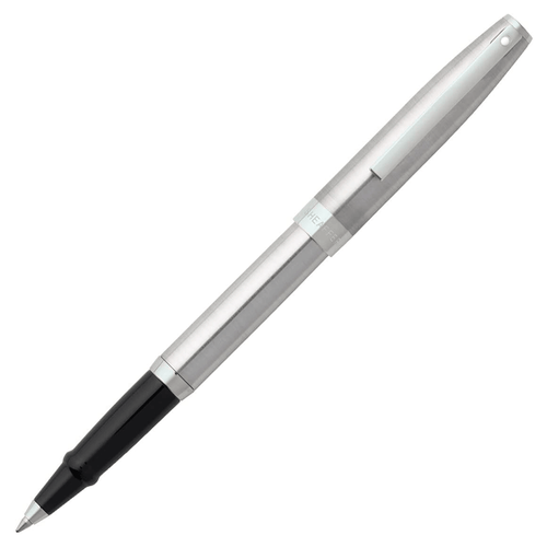 Bolígrafo Sagaris Cromo Paladio, Shaffer, lapicero de tinta permanente, punta redonda 0.7 mm, ribete cromado