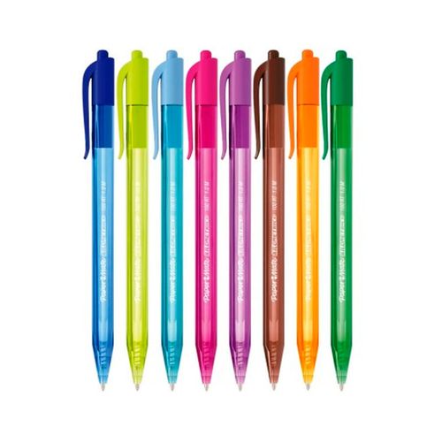 Set de bolígrafos Paper Mate, 24 lapiceros de tinta gel permanente multicolor, cuerpo ergonómico