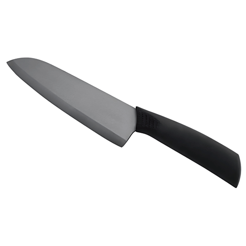cuchillo marca santoku de 6 pulgadas con mango ergonómico y ligero, apto para lavavajillas.