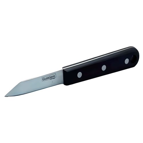 GUTTLEM cuchillo de acero inoxidable con mango plastico antiresbalante elegante color negro