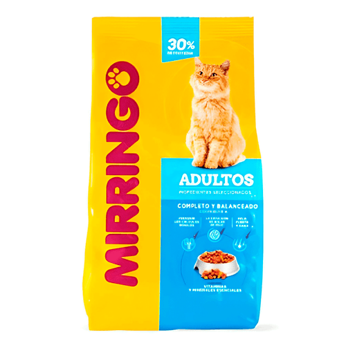 Gatarina Mirringo 8kg, alimento seco para gatos adultos.