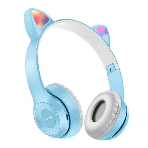 Audifonos inalambricos marca Cat Ear, bluetooth 5.0, microfonos, 3 luces LED