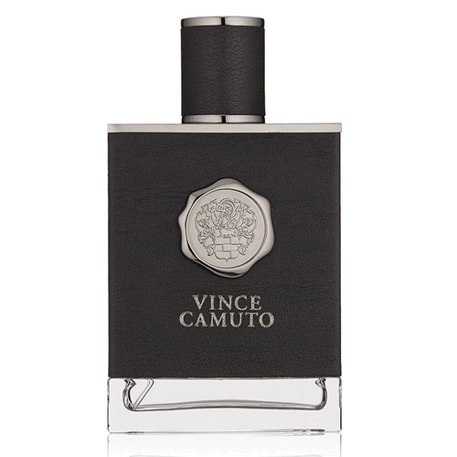 Perfume de caballero Vince Camuto, envase de vidrio, 100 ml, aroma cítrico y cuero amaderado