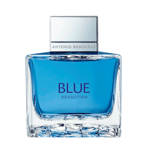 Perfume de caballero Blue Seduction, Antonio Banderas, envase de vidrio, 100 ml, aroma fresco y citrico