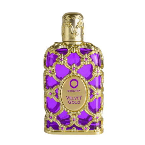 Perfume Velvet Gold, marca Orientica de 80 mililitros, aroma floral para caballeros