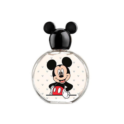 Perfume para niño, Mickey Mouse, Disney, envase de vidrio, 100 ml, aroma Miel, Jazmín