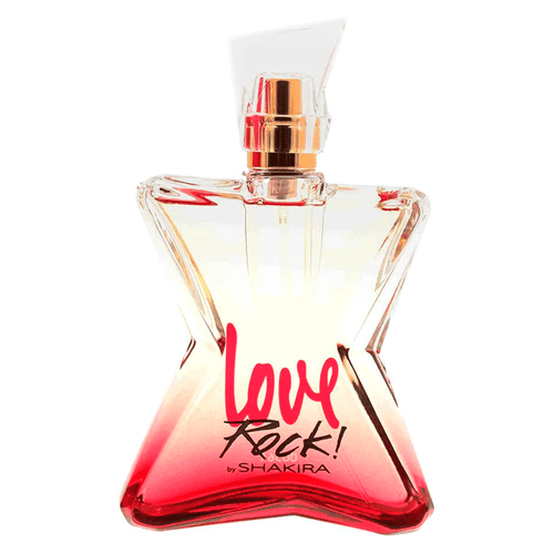 Perfume Love Rock! Marca Shakira de 80 mililitros, aroma Floral para dama