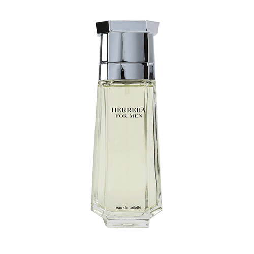 Perfume de caballero Herrera For Men, Carolina Herrara, envase de vidrio, 100 ml, aroma a tabaco, cítrico, amaderado