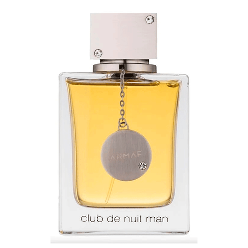 Perfume de caballero Club De Nuit, ARMAF, envase de vidrio, 105 ml, aroma ámbar, canela, cítrico