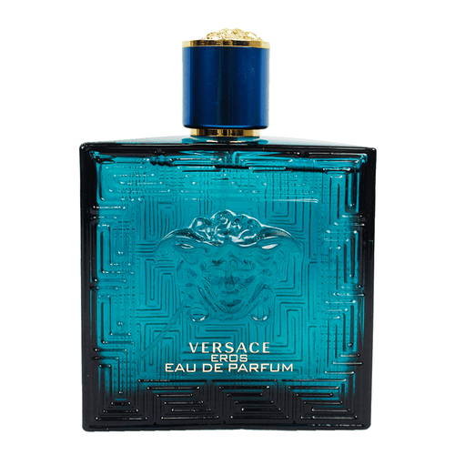 Perfume Eros, marca Versace de 100 mililitros, aroma fougère para caballeros