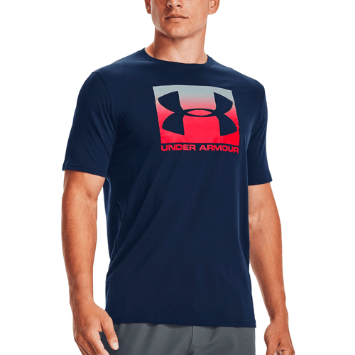 Camiseta deportiva de maga corta Under Armour, algodón resistente y fresco, para caballero