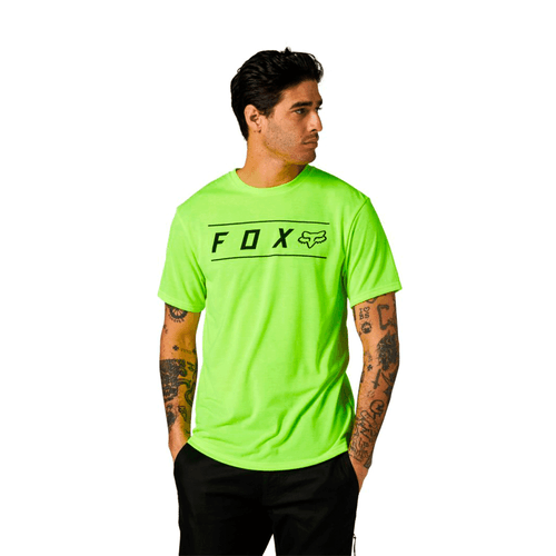 Camiseta manga corta, técnica pinnaclee, de caballero, marca Fox, estilo casual, 85% poliéster