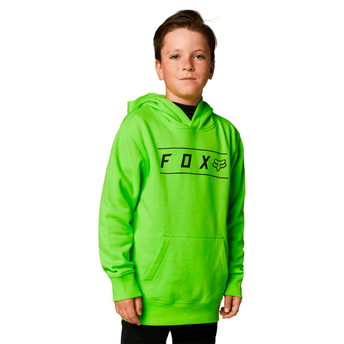 Sudadera juvenil con capucha, marca Fox Pinnaclee, fluorescente, 80% algodón suave