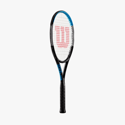 Raqueta de tenis marca Wilson, modelo Ultra Team V3, pre-encorvada 16L/1.25 con mango ergonómico, para Juego recreativo, Geometría y Potencia