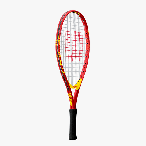 Raqueta de tenis juvenil marca Wilson, modelo US Open, de 19 pulgadas, con mango ergonómico, Geometría y Potencia, pre-encordado Unisex