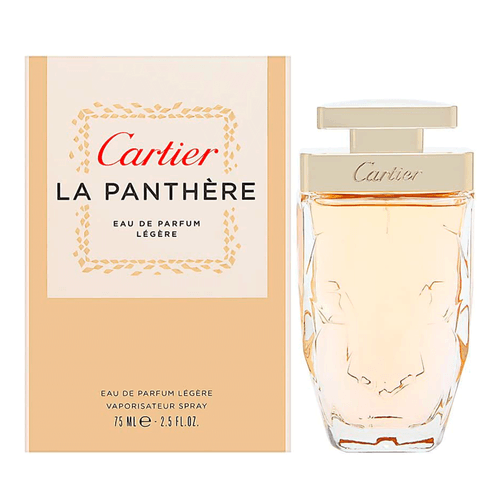 Perfume La Panthere, marca Cartier de 100 mililitros, aroma floral y frutal