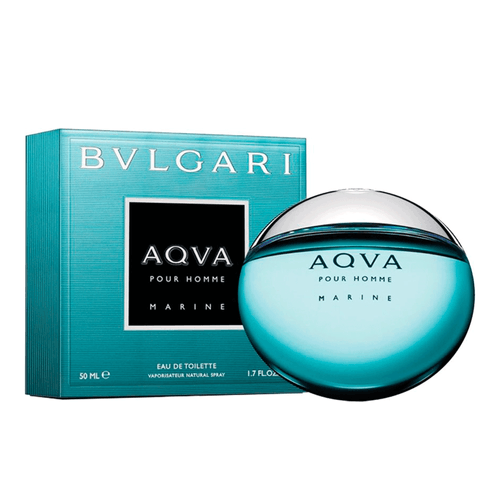 Perfume Aqva Marine, marca Bvlgari de 100 mililitros, aroma acuática