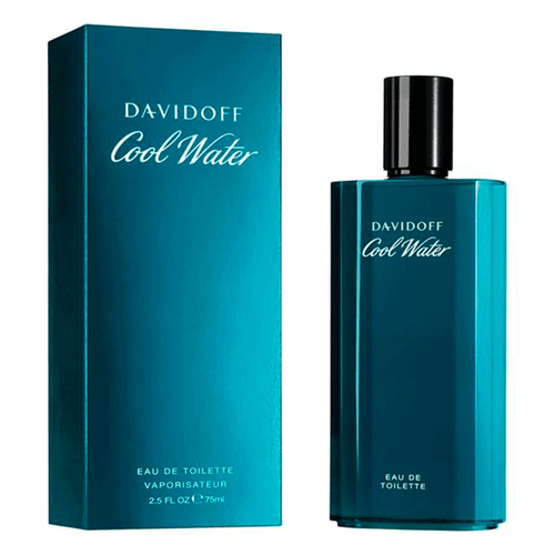 Perfume Cool Water, marca	Zino Davidoff de 125 mililitros, aroma acuático