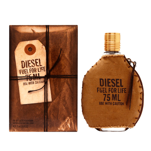 Perfume Fuel For Life, marca Diesel de 75 mililitros, aroma Agrios