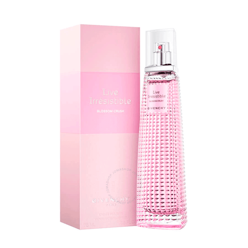 Perfume Live Irresistible Blossom Crash, marca GIVENCHY de 75 mililitros, aroma floral intenso