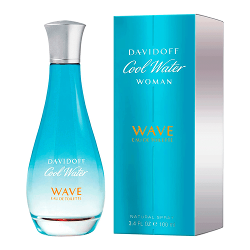 Perfume Cool Water Wave, marca Zino Davidoff de 100 mililitros, aroma acuático