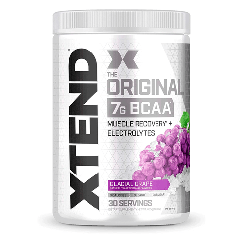 BCAA the original, suplemento de aminoácidos para a la regeneración del músculo, marca Xtend, merengada, 405 g, bebida para después del entrenamiento