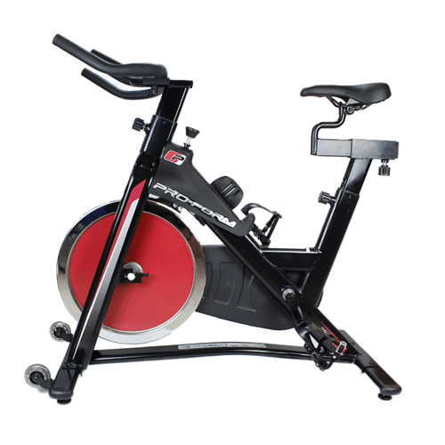 Bicicleta estática, spinning, marca Proform Profesional, para hacer ejercicio con estilo, color negro