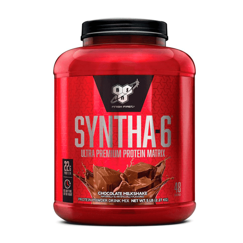 Polvo de proteína Syntha 6 Ultra Premium, marca Muscletech, sabor chocolate, 1.32k