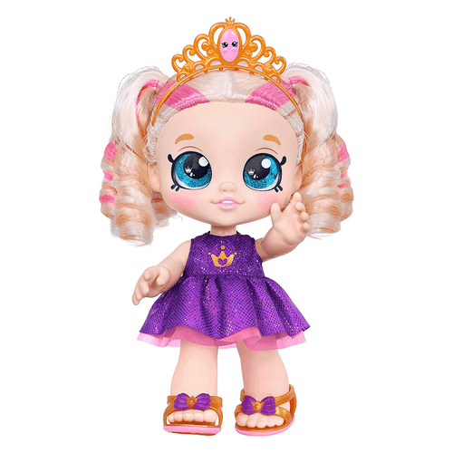 Muñeca Kindi Kids perfumada marca shopkins, adorable juguete para niñas con aroma a royal caramel