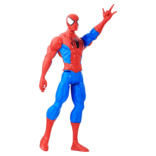 Juguete de Spider Man marca Hasbro, figura de acción de Marvel, colección Titan Hero Series, para niños mayores de 4 años