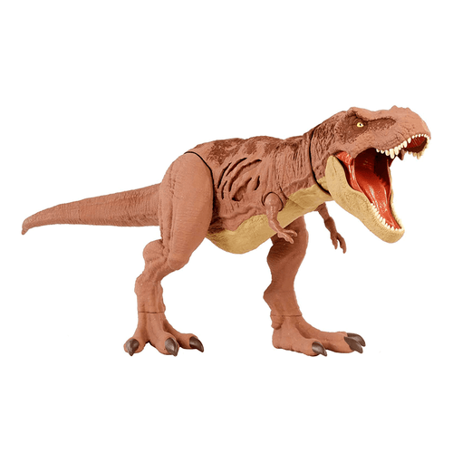 Dinosaurio rex de juguete, marca Mattel, juguete interactivo de Tiranosaurus Rex Jurassic World