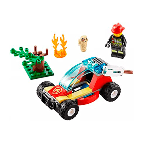Lego City Super Pack 2 en 1 coche apaga Incendio forestal y barrendero de la ciudad set de construcción