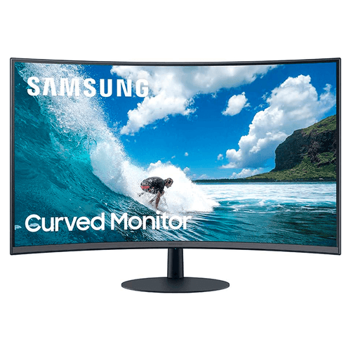 Monitor LED de 32 pulgadas, Samsung, modelo T55 FHD AMD FreeSync 75Hz, con pantalla de 1000R y FreSync