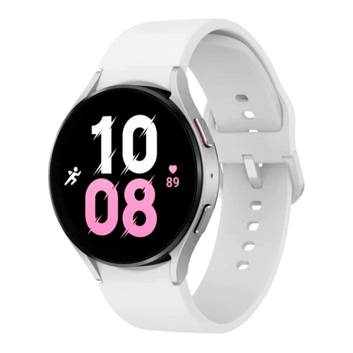 Reloj inteligente Galaxi Watch 5, marca Samsung, modelo para hacer deporte con sensores de movimiento y medidores de salud física